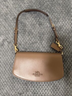 Coach | Bags | Coach Carly Optic Beige And White Shoulder Bag